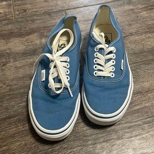 Blue vans size 8